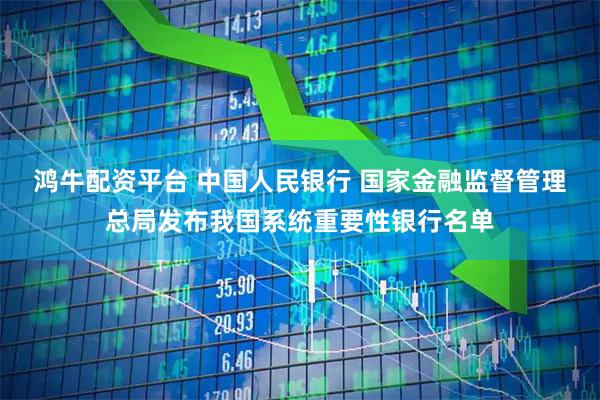 鸿牛配资平台 中国人民银行 国家金融监督管理总局发布我国系统重要性银行名单